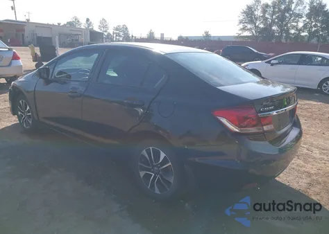 2013 Honda Civic Ex z USA, uszkodzony, nr VIN 2HGFB2F8XDH519315